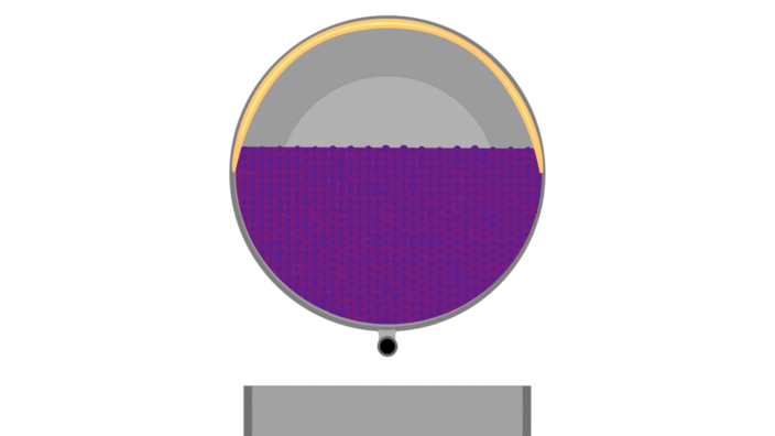 How a pneumatic wine press with elastic membrane works