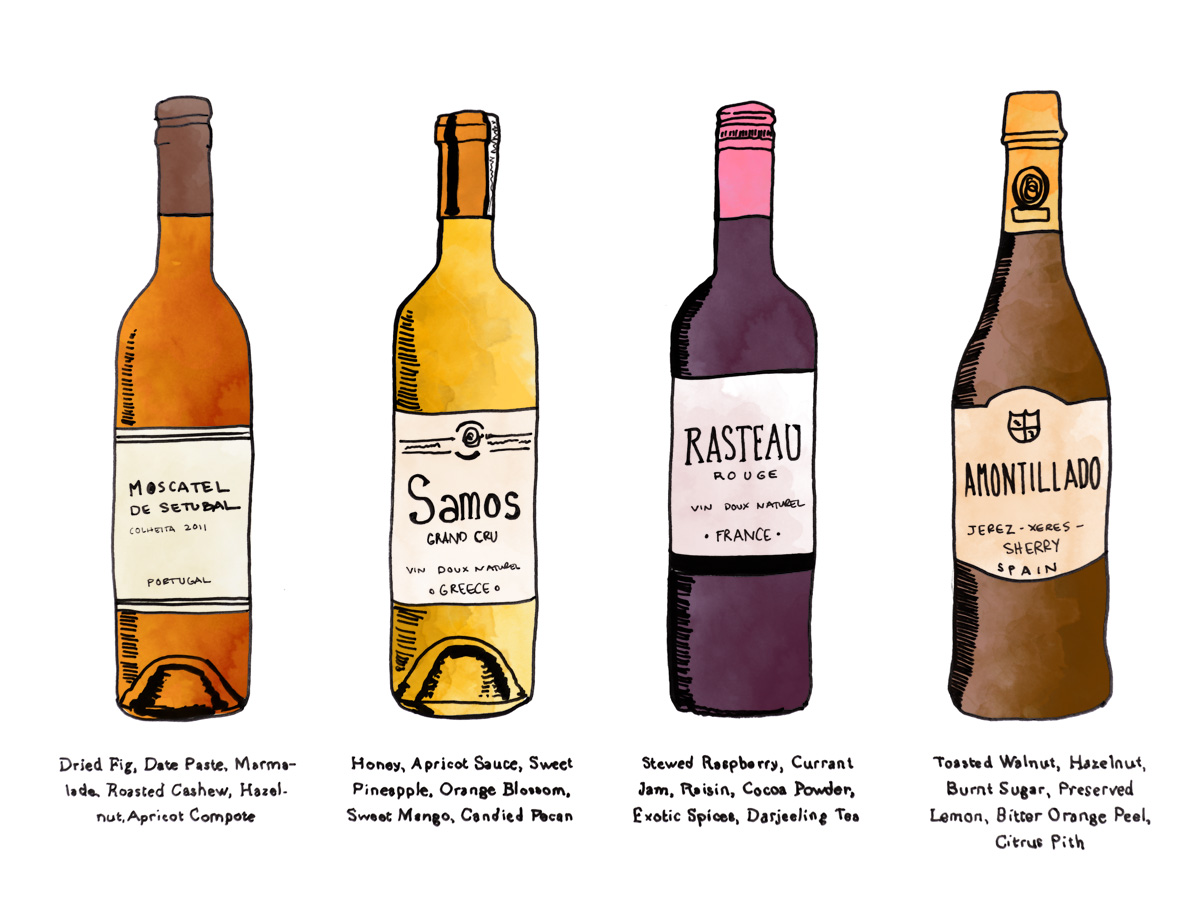4 Fortified Wines that are affordable and delicious Moscatel de Setubal, Muscat of Samos, Rasteau VDN, Amontillado Sherry