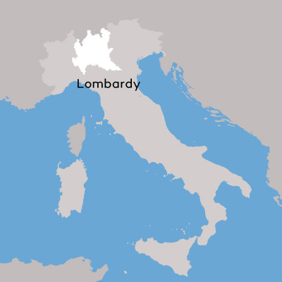 Lombardy wine region map by Wine Folly